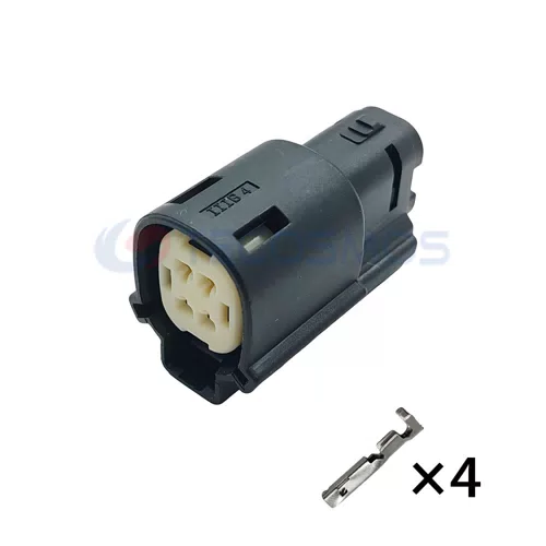 Waterproof IP66 Copper ABS/Nylon Wire Harness Oxygen Sensor Plug for Car 4-Pin Female 33472-4049 - image 2